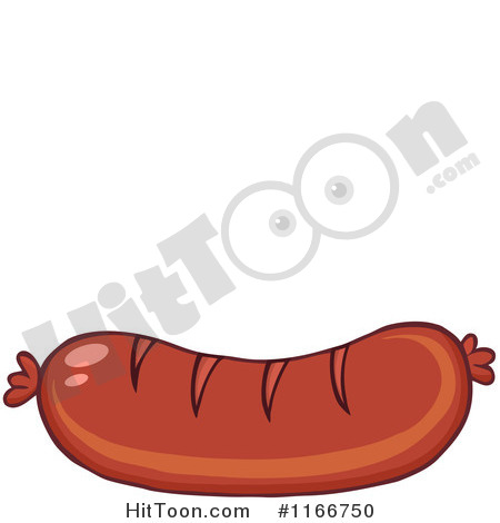 Sausage Clipart Drawing Of Tw