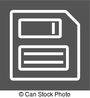 . ClipartLook.com Save button - Save, memory, computer icon vector image. Can.