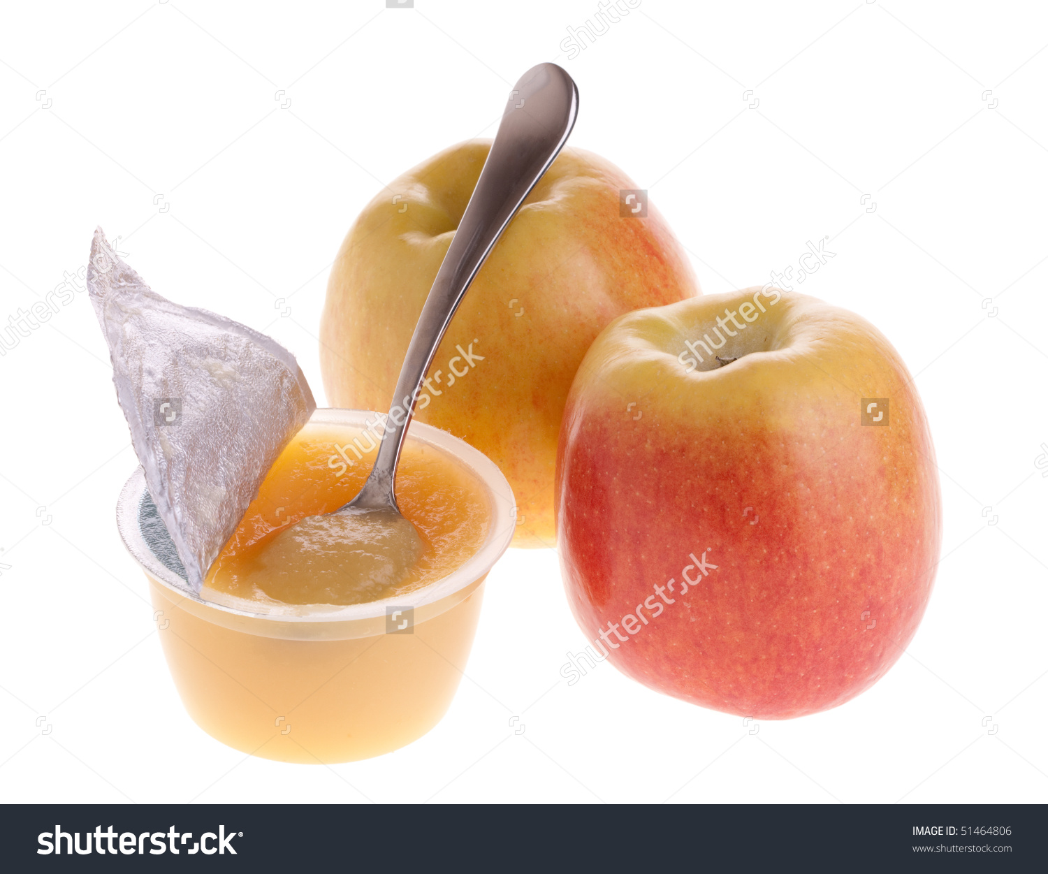 Applesauce in a Glass Bowl