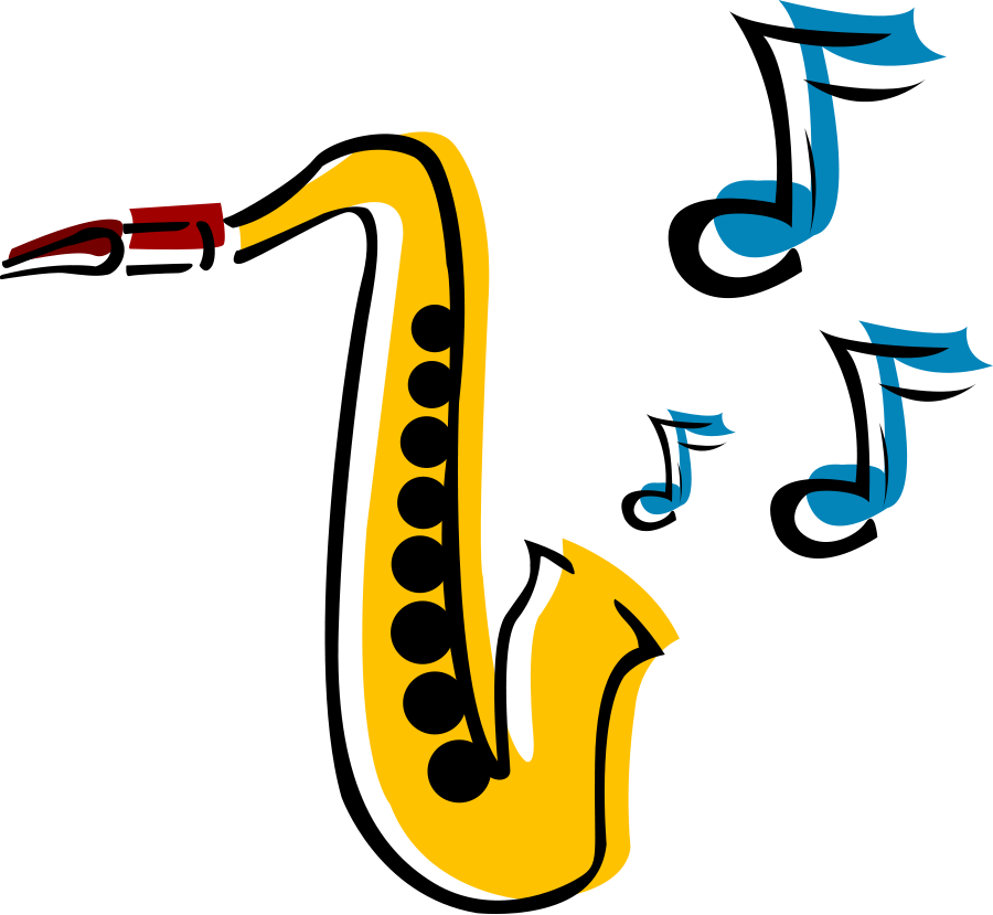 saxophonist clipart