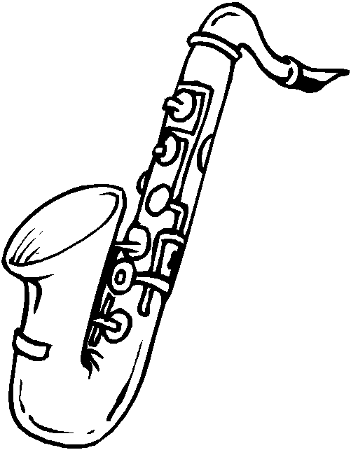 Saxophone Clip Art/ Alto Saxo