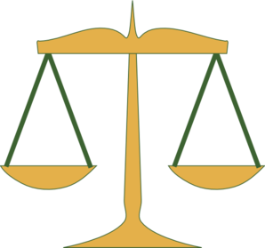 Scales Of Justice 3 Clip Art