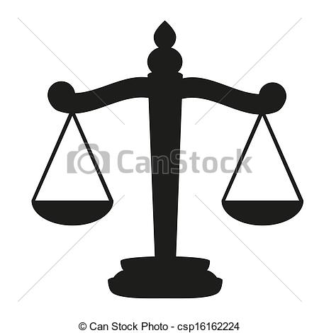 ... justice scales - Vector i