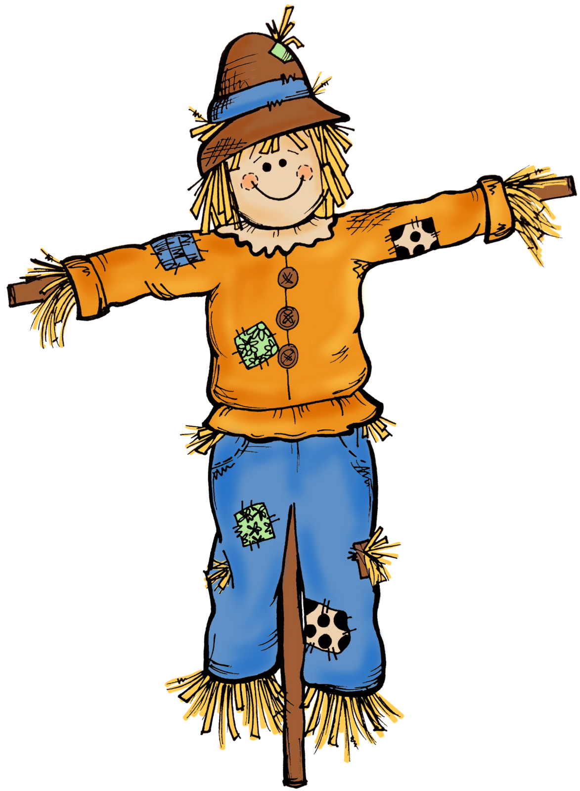 Scarecrow Clip Art - Clipart Scarecrow