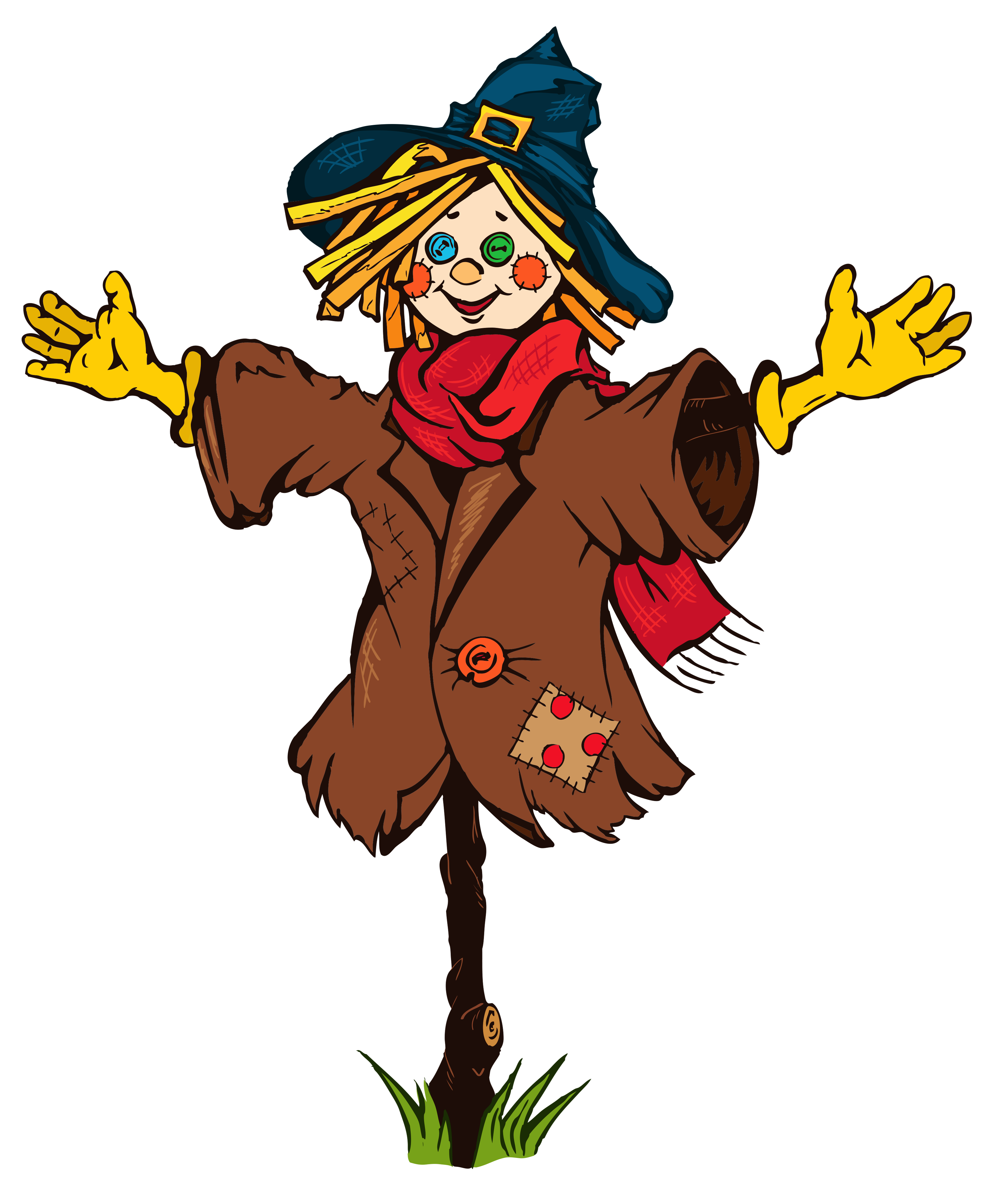 Scarecrow clip art for kids f - Free Scarecrow Clipart