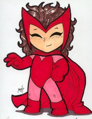 Chibi-Scarlet Witch.