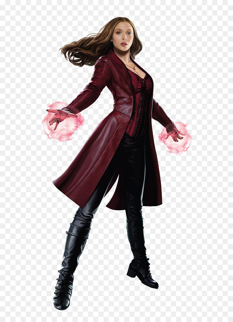 Wanda Maximoff Captain America Quicksilver Rogue Marvel Cinematic Universe  - Scarlet Witch PNG Transparent Picture