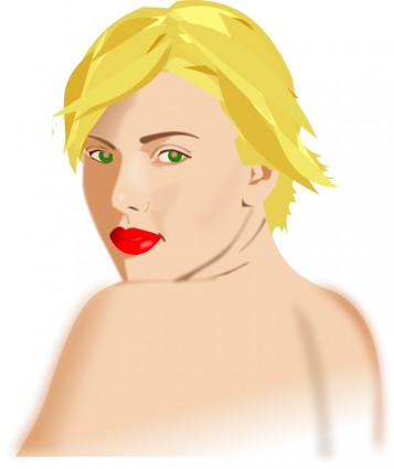 Scarlett Johansson avatar Clipart