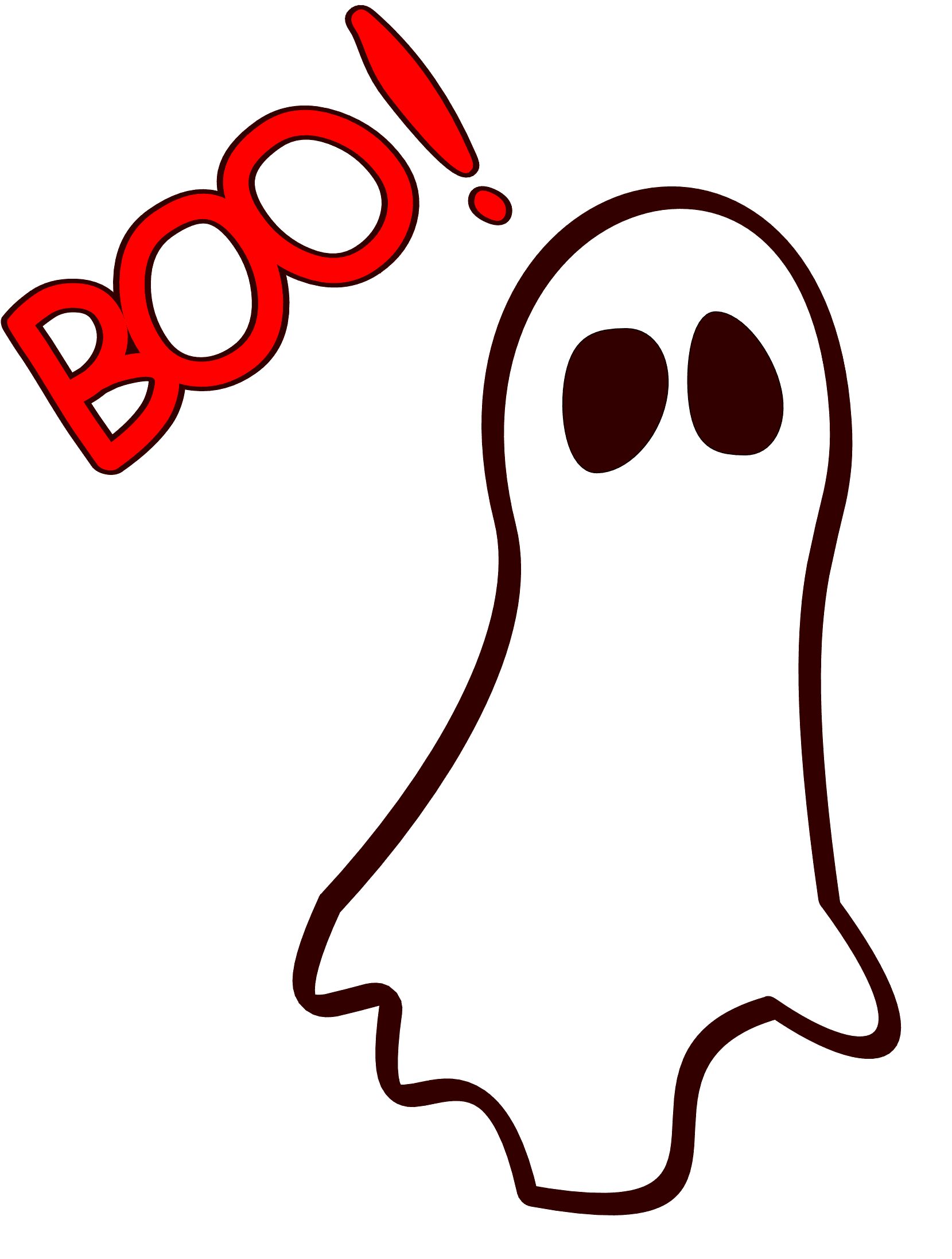 Scary Boo Clipart