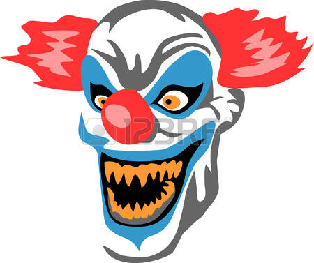 scary clown: scary clown