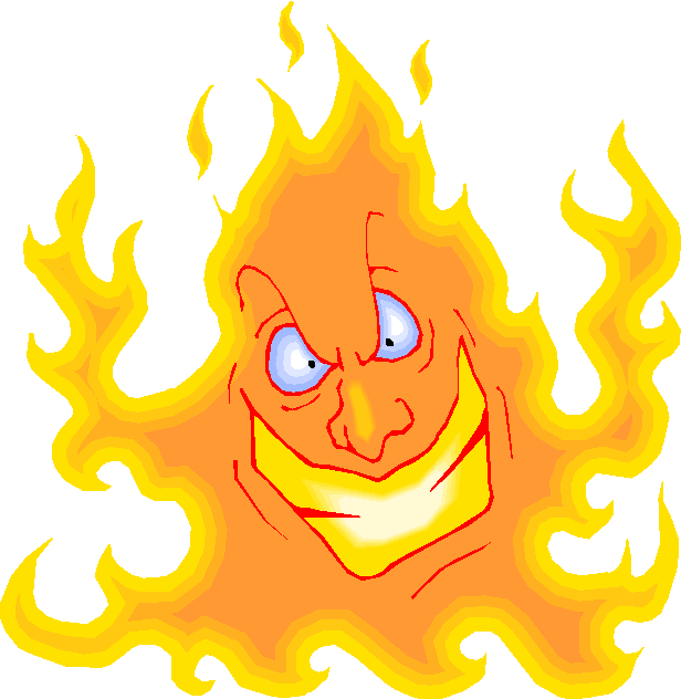 Scary Fire Free Clipart - Fire Clipart Free