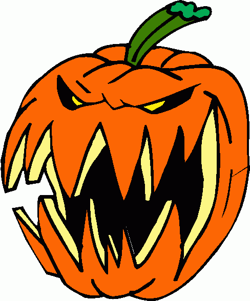Scary Pumpkin Pictures Clip A - Pumpkins Clip Art