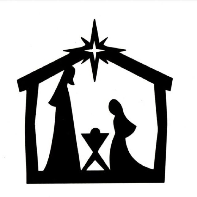 Scene Silhouette u0026middot; Silhouette Nativity