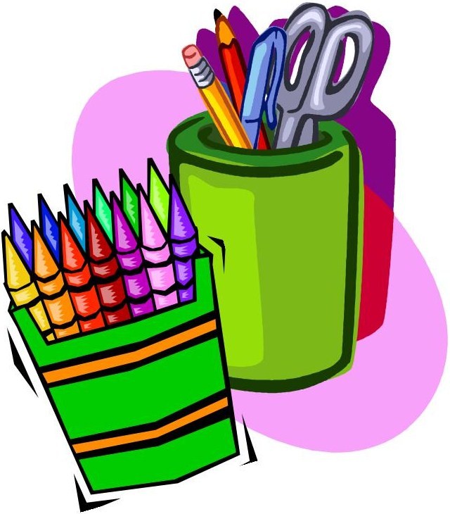 school supplies list - Art Supplies Clipart