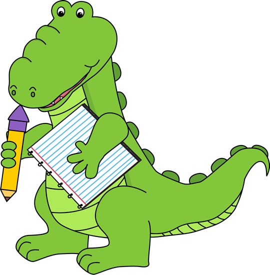 School Alligator - Gator Clip Art
