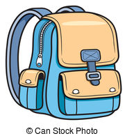 ... School bag - Vector illustration of school bag - Back to.