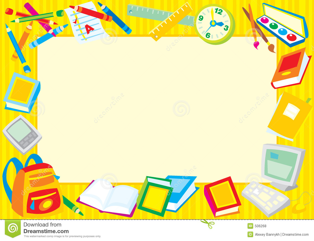 10 School Border Clipart Preview School Theme Bord HDClipartAll