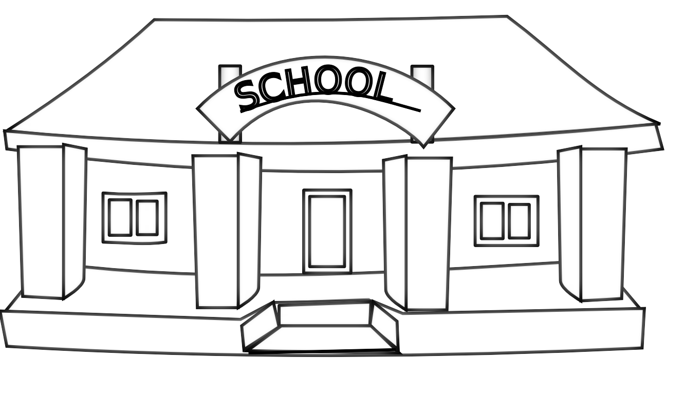 Back to School Clipart Black 
