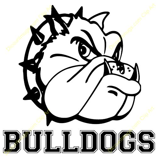 School Bulldog Clipart Free . - Bulldogs Clipart