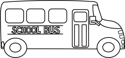 School Bus Black And White Clip Art Image Black And White School Bus