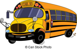 ... School Bus - Illustration of a School Bus School Bus Clip Artby ...