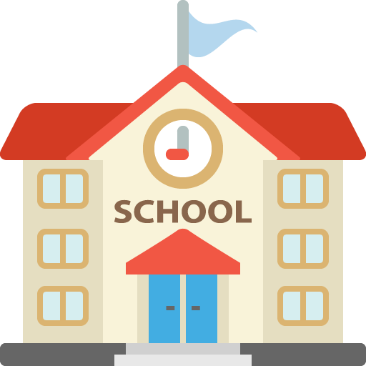 Kids Go to School | Clipart