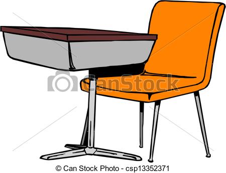 School desk Stock Illustratio - Clip Art Desk