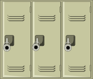 School Locker Policy Student  - Locker Clipart