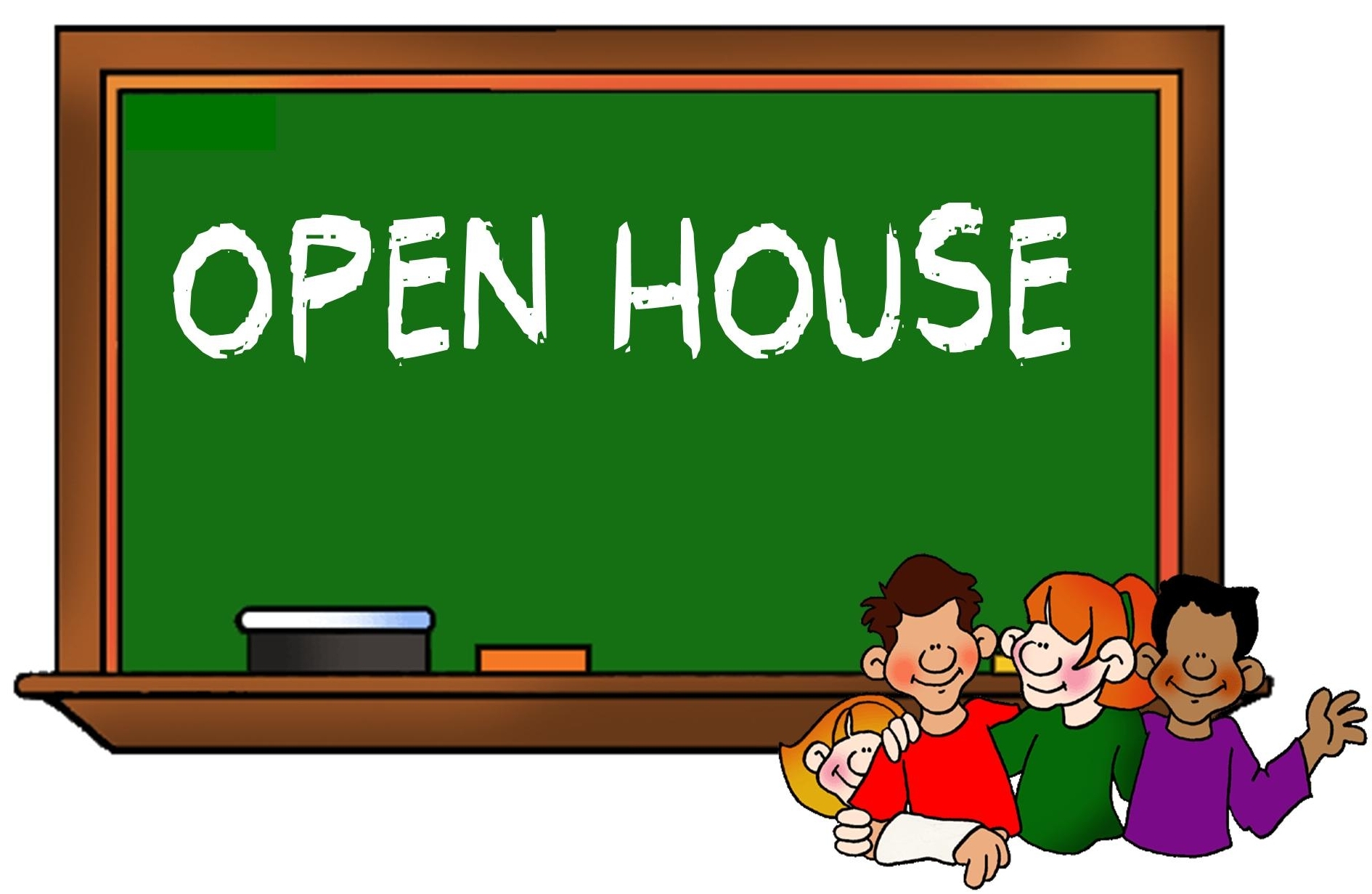 ... open house sign ...
