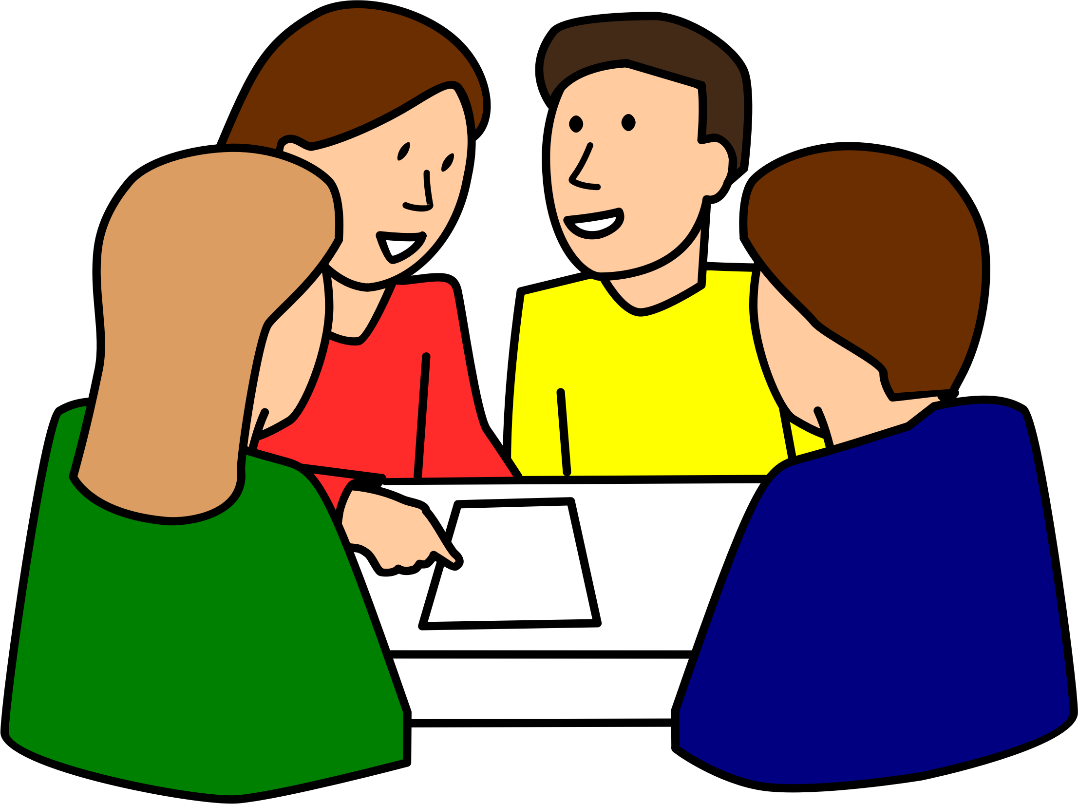 School Small Group Clipart