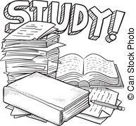 School study sketch - Doodle style school study illustration... School study sketch Clipartby ...