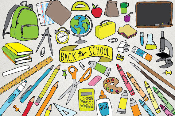 school supplies clipart - Supplies Clipart