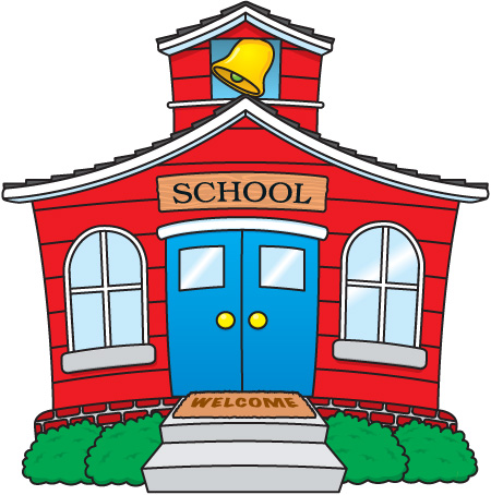 Clip Art School House Clipart