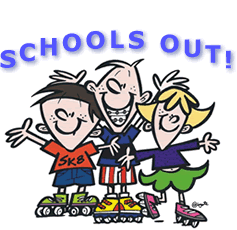 Schools Out Clip Art for Summer