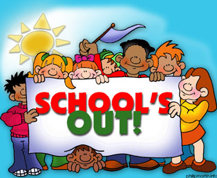 Schools Out . - Schools Out Clip Art