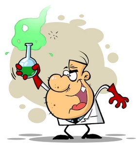 Science Clipart Image: A Mad .
