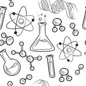 Science icon set; Seamless sc - Science Clipart