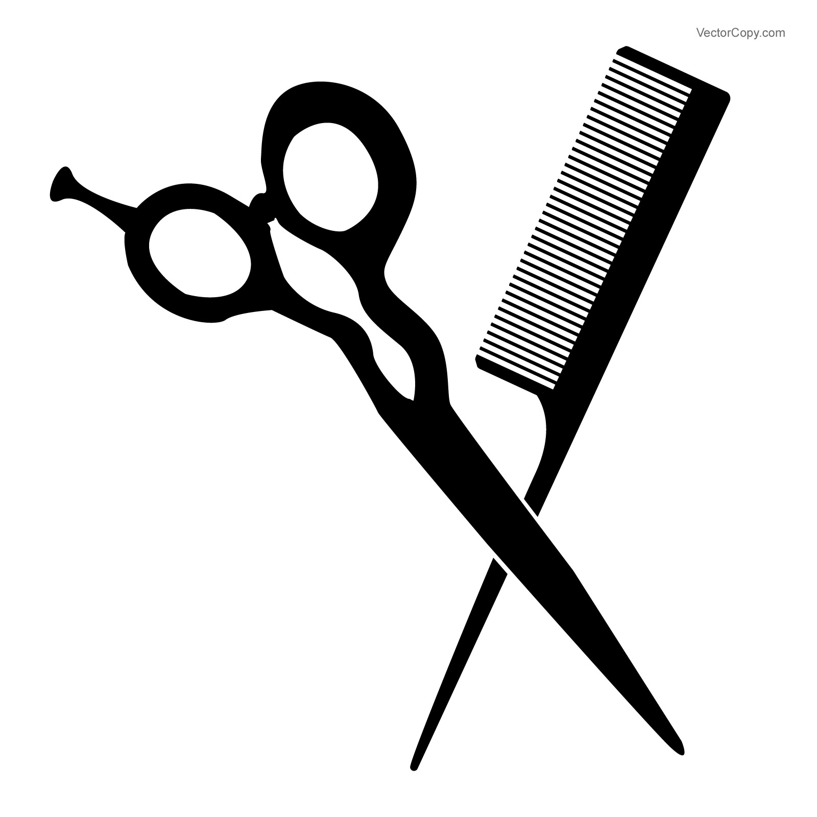 Scissors clip art cartoon vec