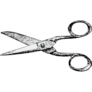 Scissors clip art - vector . - Scissors Clip Art Free