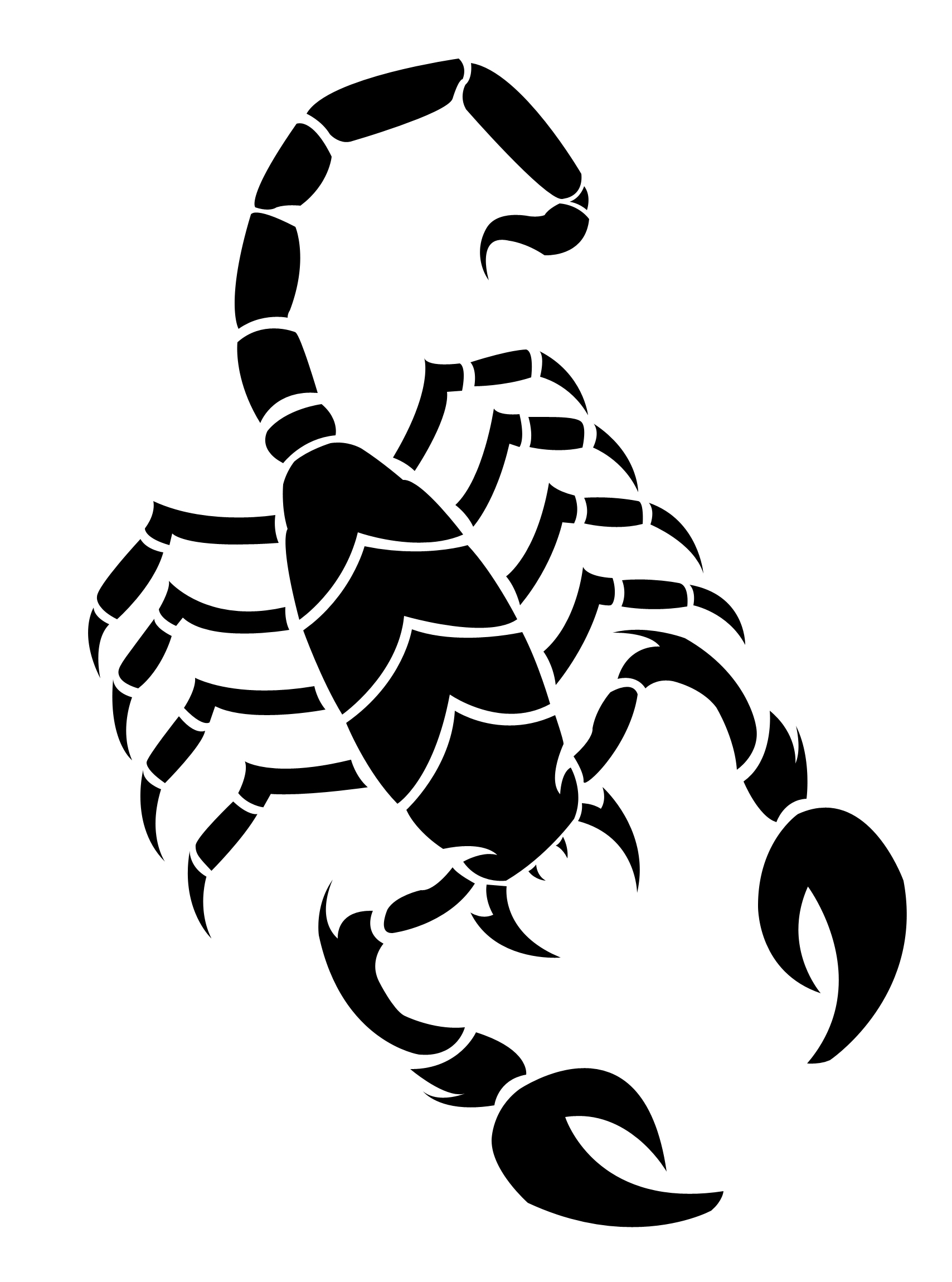 More Scorpion Tattoos Clipart