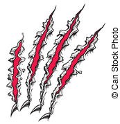 Claws scratches Clip Artby piai59/6,965 Claw Scratch - black and red claw  scratches