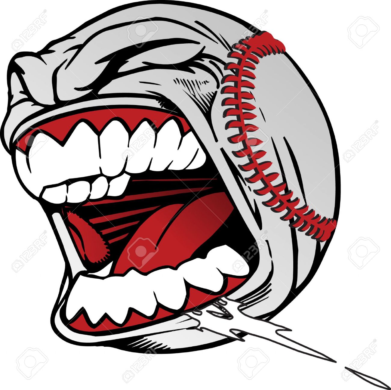 Screaming baseball clipart - Free Baseball Clip Art