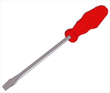 red-screwdriver - Screwdriver Clipart