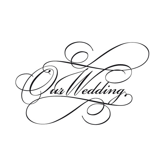 Calligraphy Wedding Invitatio