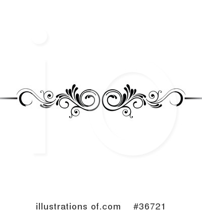 Scroll Clipart 36721 . - Decorative Scroll Clip Art
