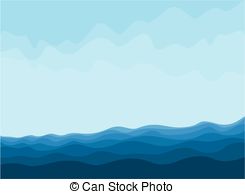 Deep blue sea. - Sea Clipart