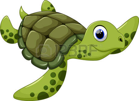sea turtle: Cute turtle cartoon