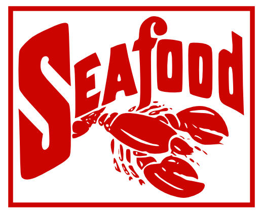 Vintage Fresh Seafood Label