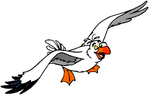 Seagull Clipart. Seagull the little mermaid .