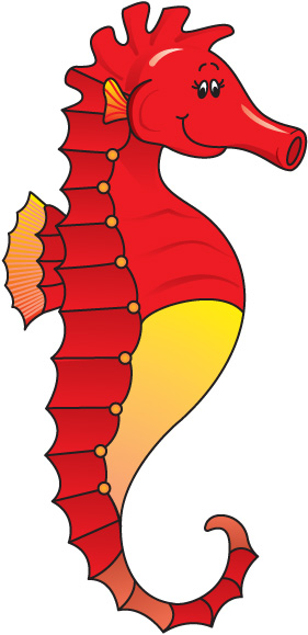 Baby seahorse clipart free . 